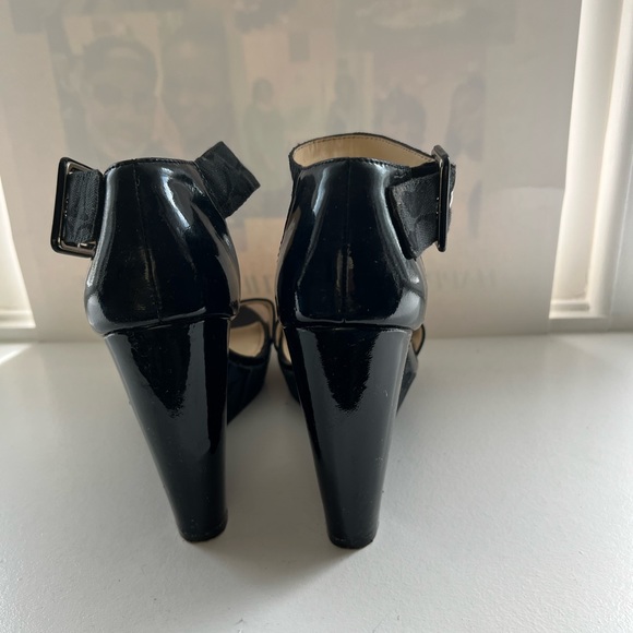 🚨 Black Coach Wedge Sandals size 9 - Picture 6 of 14